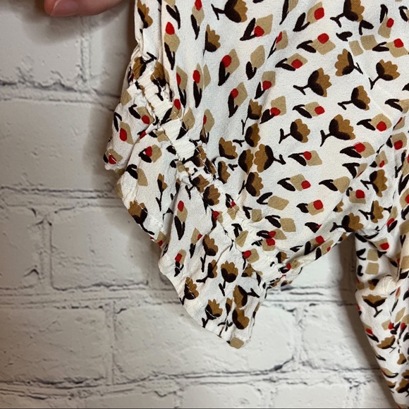 Faithfull the Brand Salvador Top Sabine Floral Print Size Extra Large (US 10) - Picture 6 of 16